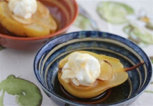 Steamed Ginger Pears