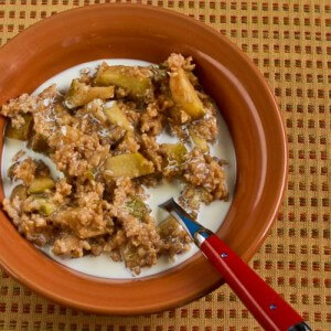 Make-Ahead Apple Pie Oatmeal from Kalyn's Kitchen