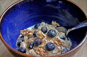Creamy Coconut Quinoa With Blueberries