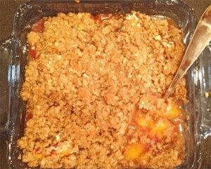 Peach Crisp (gluten-free)