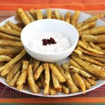 Chili Spiced Sweet Potato Fries with Chipotle Yogurt Dip