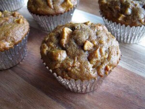Carrot Cake Breakfast Muffins from Edible Mosaic