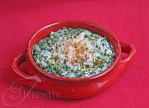 Skinny Hot Spinach Dip