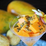 Papaya and Passion Fruit