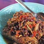 Crockpot Jamaican Chicken Stew Dinner © Jeanette's Healthy Living