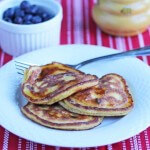 Coconut Flour Dark Chocolate Chip Pancakes © Jeanette's Healthy Living
