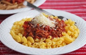 A Healthier Meat Sauce © Jeanette's Healthy Living