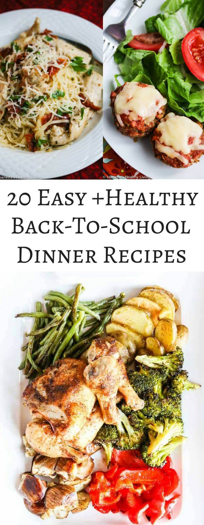 20 Easy Healthy Back-To-School Dinner Recipes - Jeanette's ...