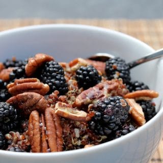 fruit and nut breakfast quinoa - easy, healthy, delicious breakfast