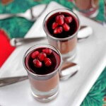 Dairy-Free Chocolate Mousse with PomegranateDairy-Free ChoDairy-Free Chocolate Mousse with Pomegranate Gelatin and Pomegranate Seedscolate Mousse with Pomegranate Gelatin