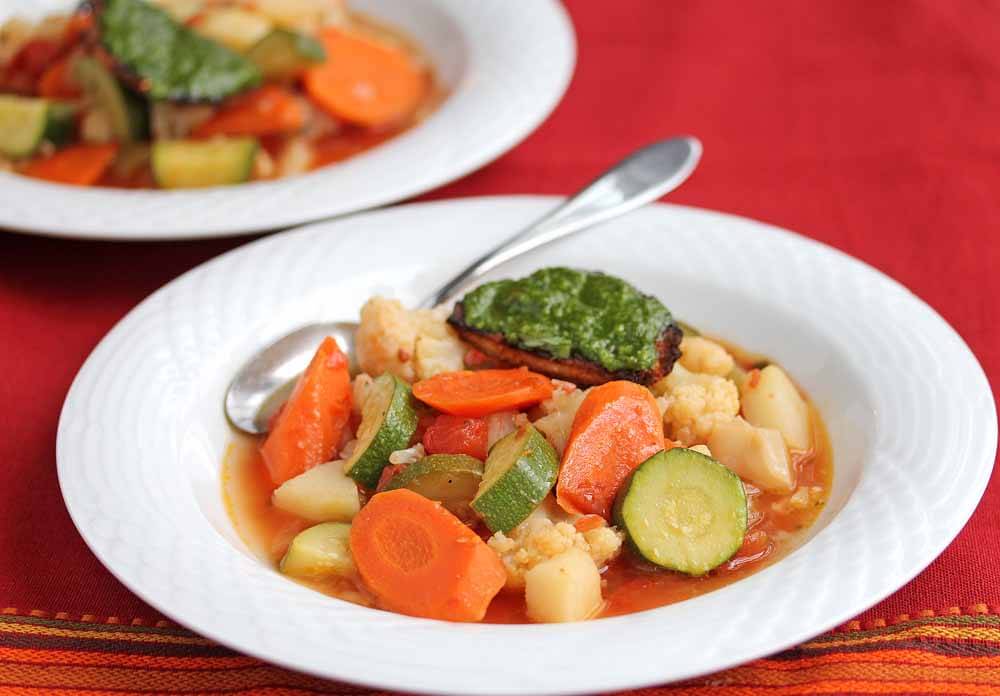 Minestrina Soup with an Accent