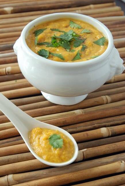Sweet Potato Coconut Curry Soup