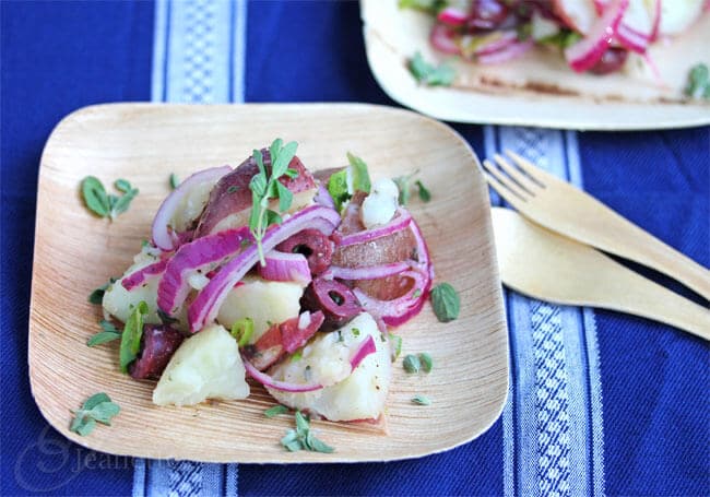 Greek Potato Salad (Egg-Free)