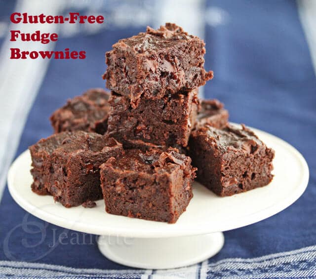 Gluten-Free Double Chocolate Fudge Brownies