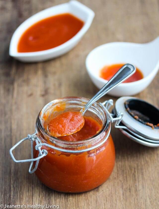 Homemade Ghost Chile Hot Sauce - very fragrant and super hot! ~ https://jeanetteshealthyliving.com