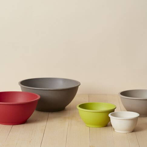 Yumi Eco Solutions Eco-Fiber Bamboo Mixing Bowls