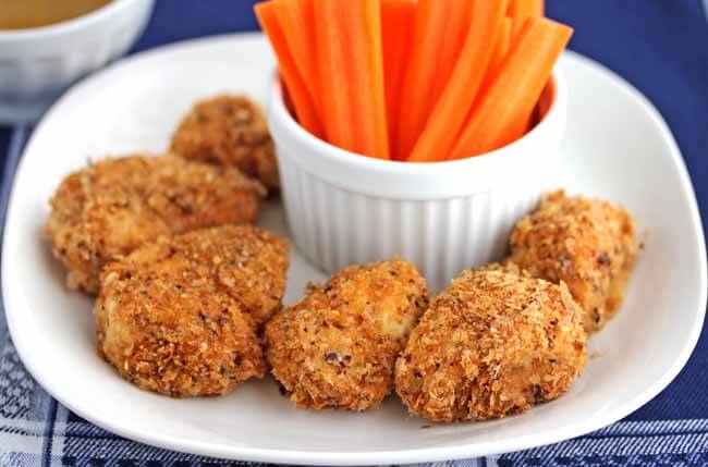 Gluten-Free Buffalo Chicken Nuggets © Jeanette's Healthy Living