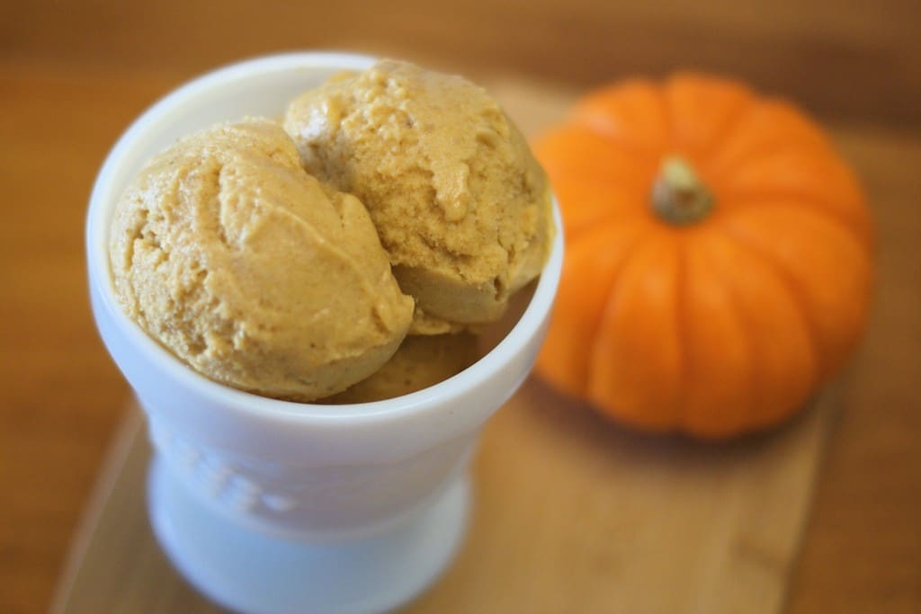 Pumpkin Ice Cream from Sarah Bakes Gluten-Free Treats