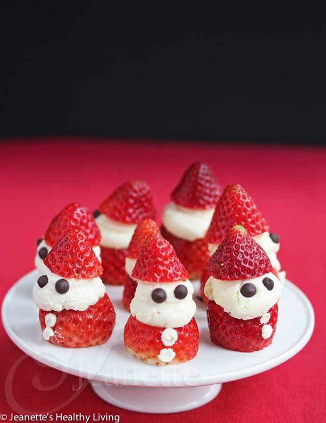 Strawberry Whipped Cream Santas - super cute and easy dessert that kids and adults will love