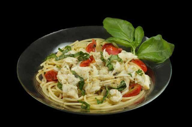 Spaghetti with Jumbo Lump Crabmeat by Chef Dennis