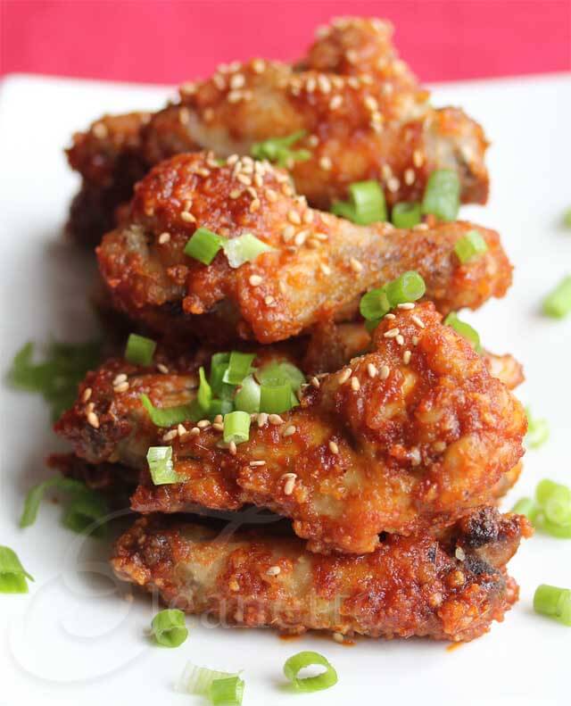 Un-Fried Korean Chicken Wings