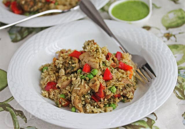 Peruvian Chicken and Rice © Jeanette's Healthy Living