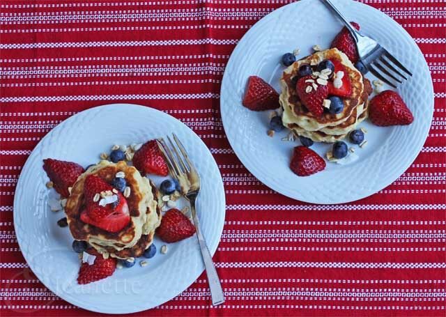 Gluten-Free Muesli Pancakes © Jeanette's Healthy Living