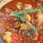 Oven Braised Chicken Cacciatore with Rosemary © Jeanette's Healthy Living