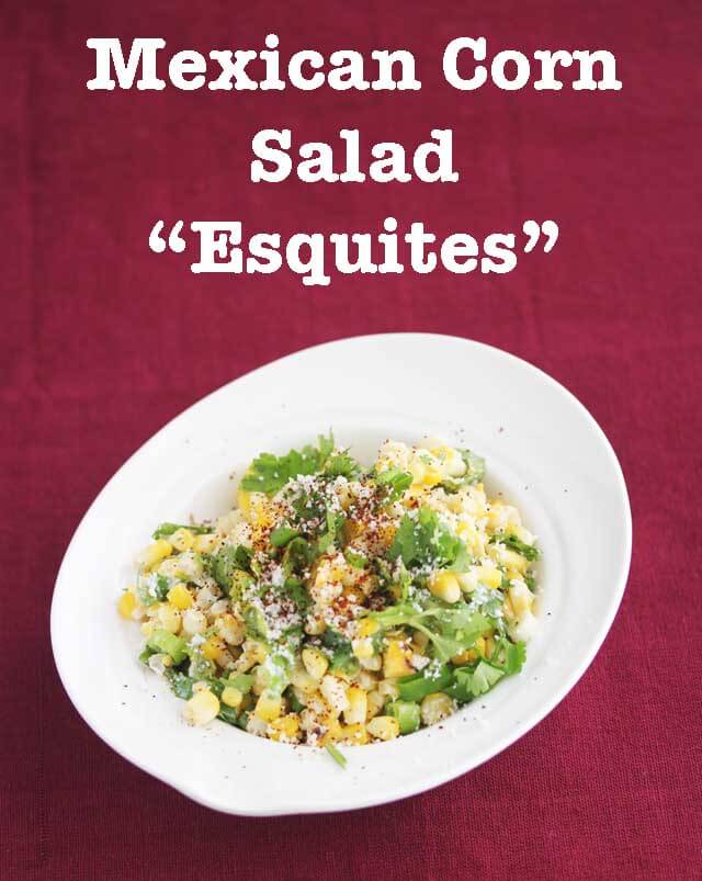 Mexican Corn Salad Esquites © Jeanette's Healthy Living