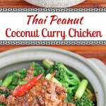 Thai Peanut Coconut Curry Chicken - the sauce in this dish is amazing! There's an instruction video too - just click on the picture
