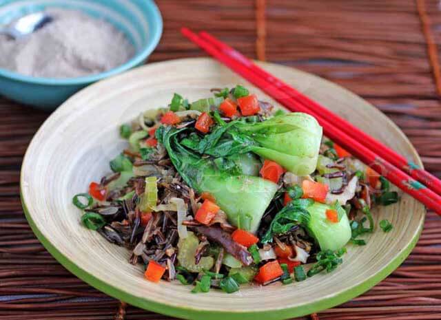 Wild Rice Stir Fry © Jeanette's Healthy Living