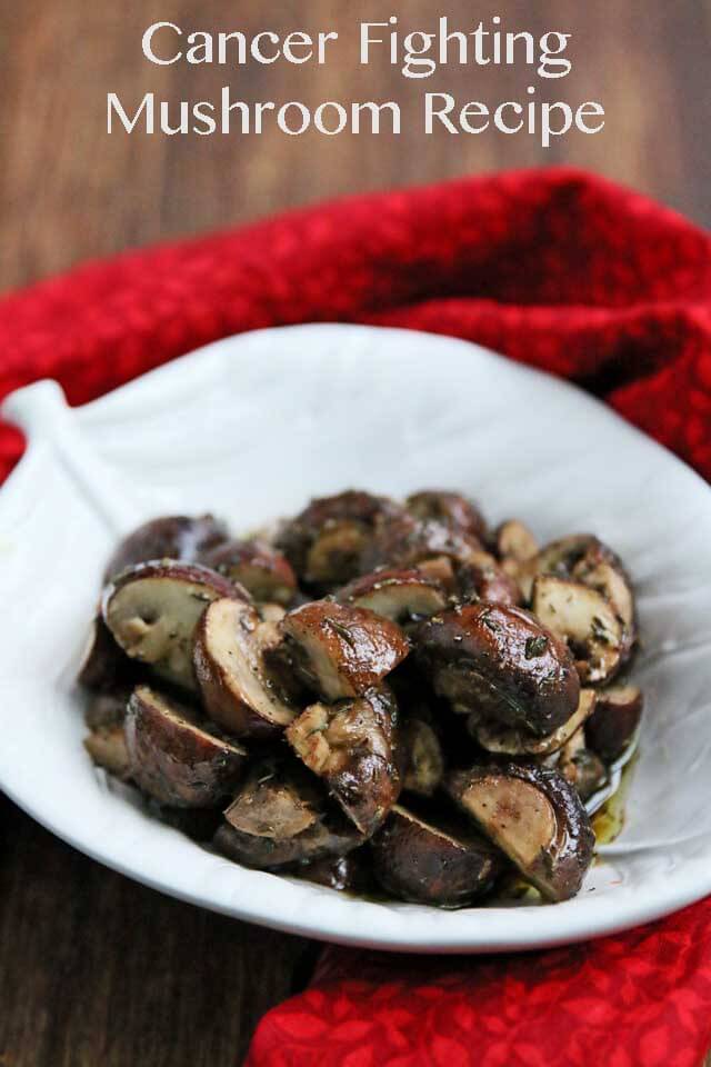 Cancer-Fighting Oven Roasted Mushrooms and Thyme
