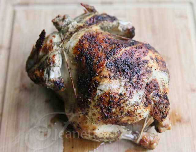 Homemade Rotisserie Chicken © Jeanette's Healthy Living