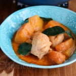 Thai Red Curry Chicken with Winter Squash © Jeanette's Healthy Living