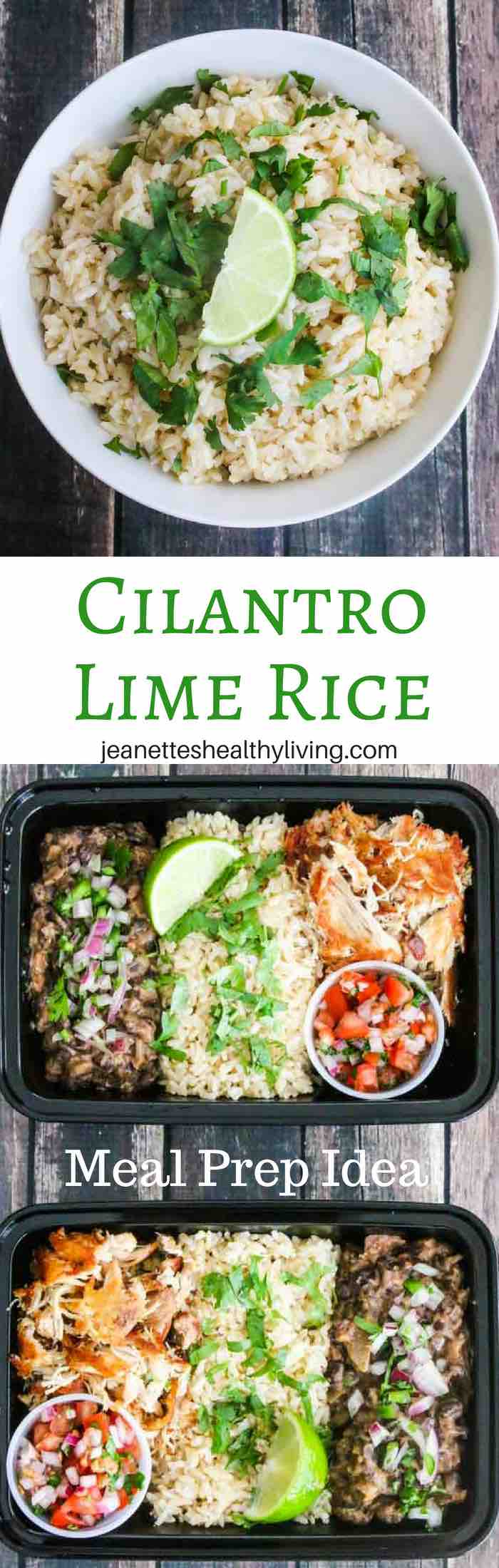 Copycat Chipotle Cilantro Lime Rice - serve with beans, carnitas; great for meal prep