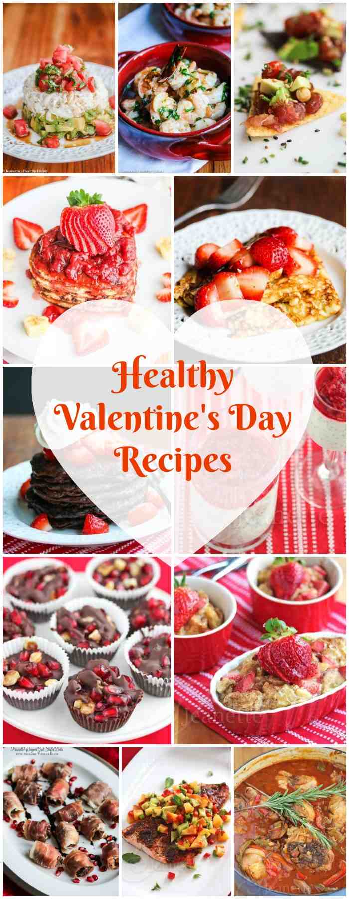 Healthy Valentines Day Recipes - treat your sweetheart to these delicious romantic dishes, from breakfast through dinner