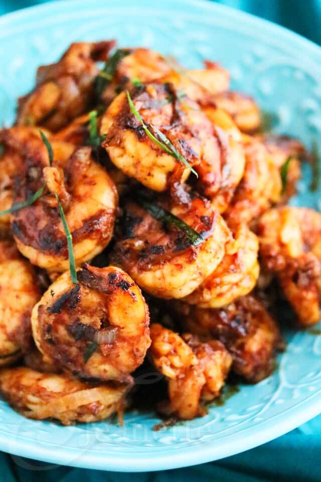 Shrimp with Thai Chili Paste © Jeanette's Healthy Living