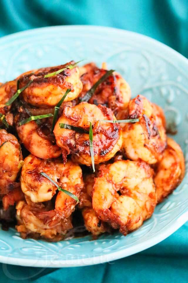 Shrimp with Thai Chili Paste © Jeanette's Healthy Living
