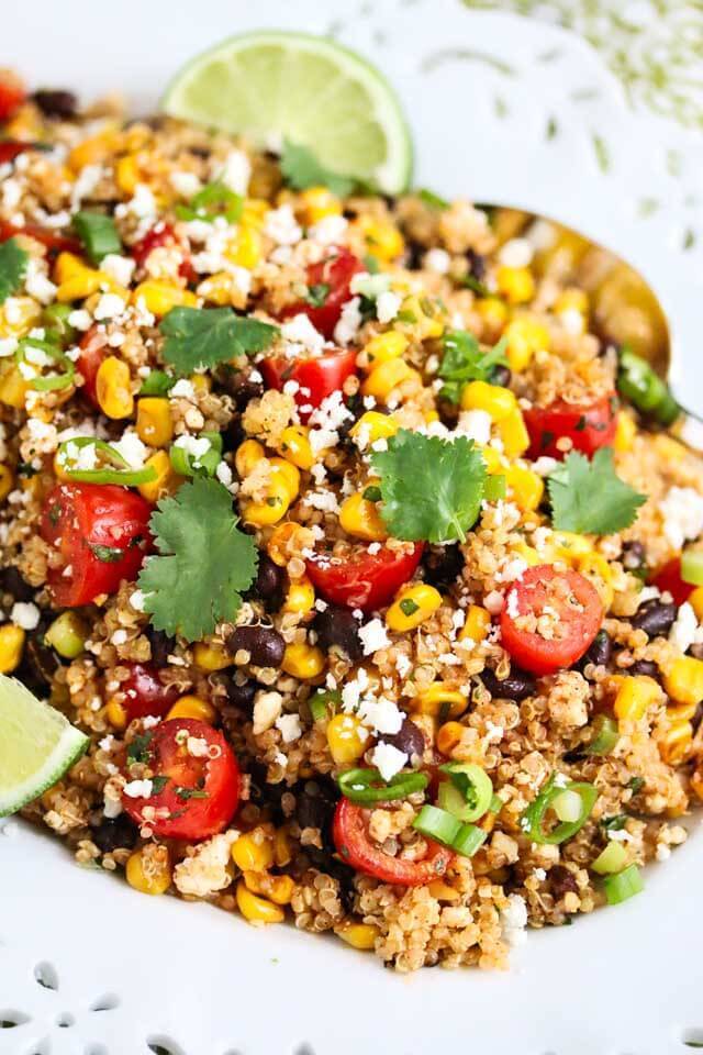 Mexican Corn Quinoa Salad