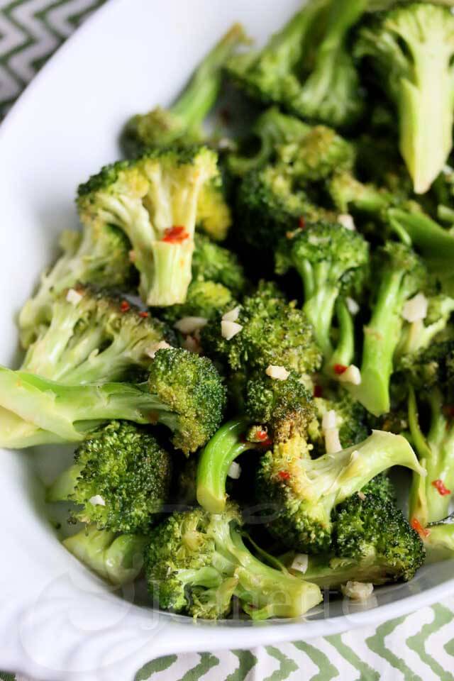 Roasted Broccoli and Chili Sauce