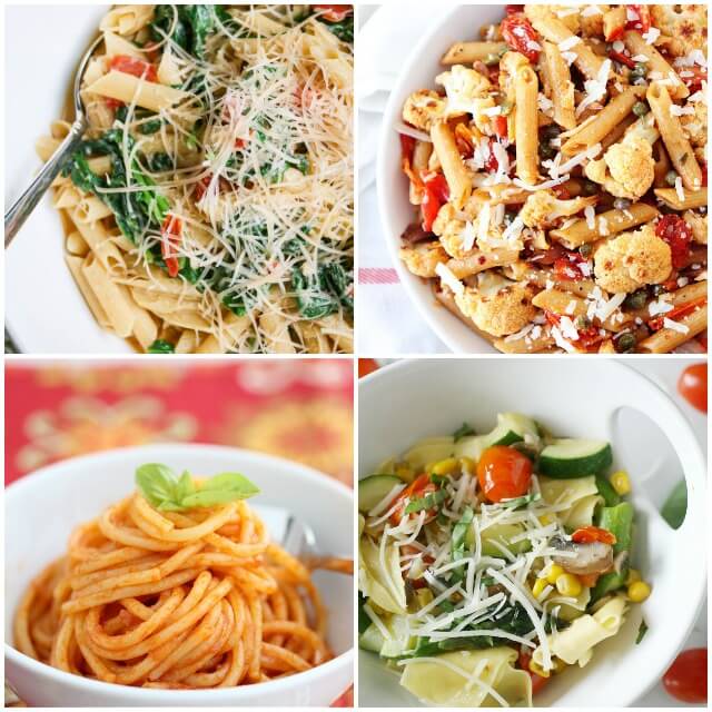 50 Easy Healthy Meatless Pasta Recipes