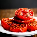 Slow Roasted Summer Tomatoes © Jeanette's Healthy Living
