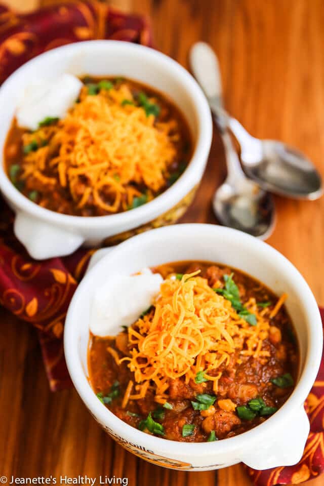 This Pumpkin Turkey Chili is packed with goodness