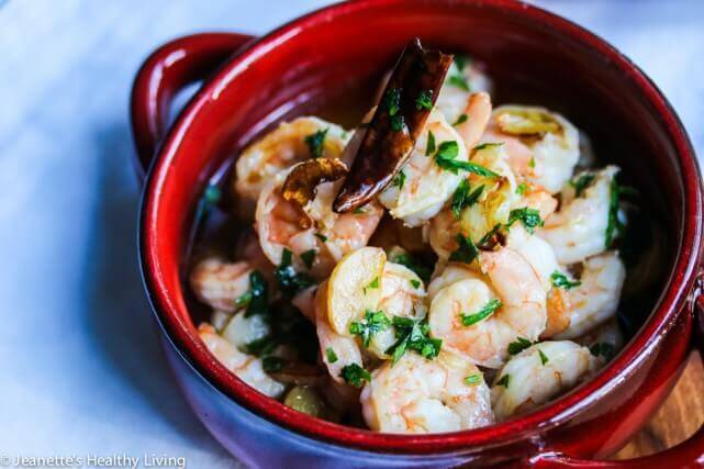 The Best Garlic Shrimp - this is the best garlic shrimp I have ever made. The shrimp is marinated with garlic and then cooked in garlic oil