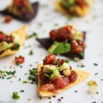 Spicy Tuna Avocado Tartare Bites - a quick and easy appetizer that everyone will devour!