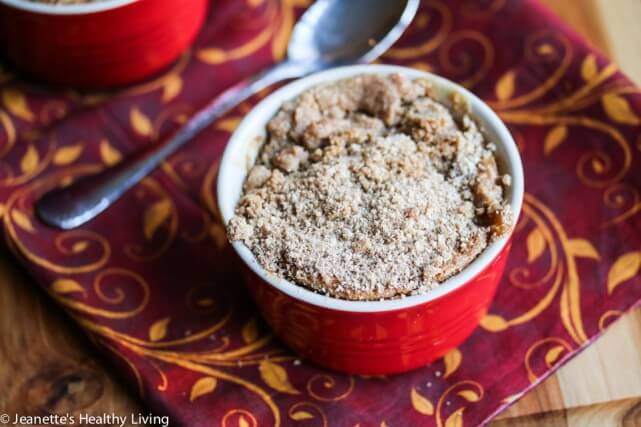 Warm Apple Buttermilk Custard Crisp - warm your belly with one of these luscious treats - no crust required!