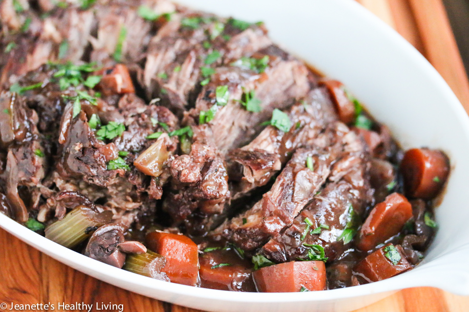 Slow Cooker Red Wine Pot Roast - this is the only pot roast I make for my family - it's comfort food at its best