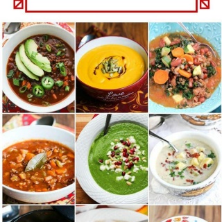 12 Healthy Hearty Soups - a beautiful collection of healthy soups to warm your soul