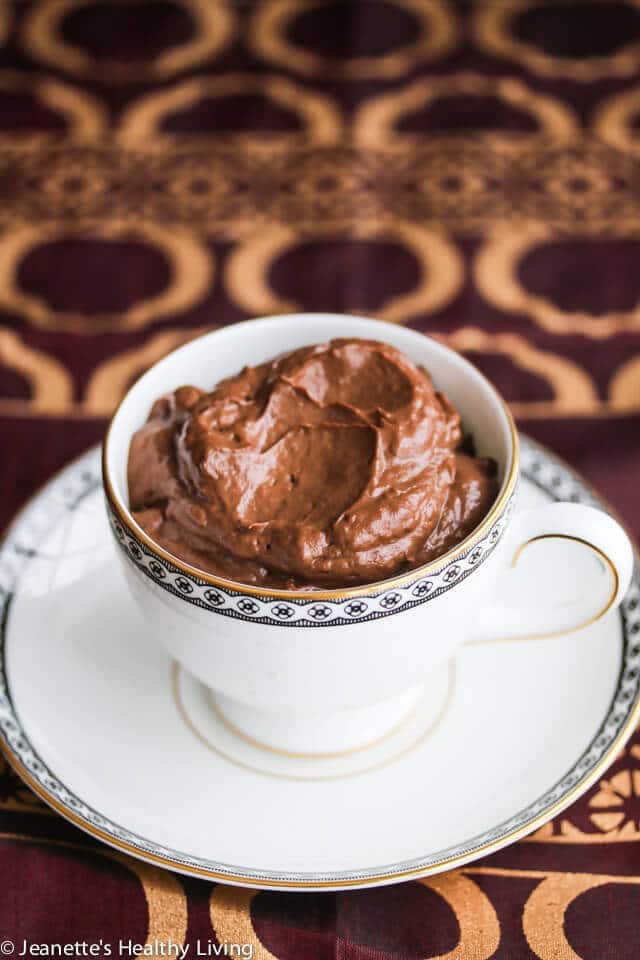 Sugar-Free Low-Carb Dairy-Free Chocolate Mousse - just 145 calories! The perfect Valentine's Day treat!