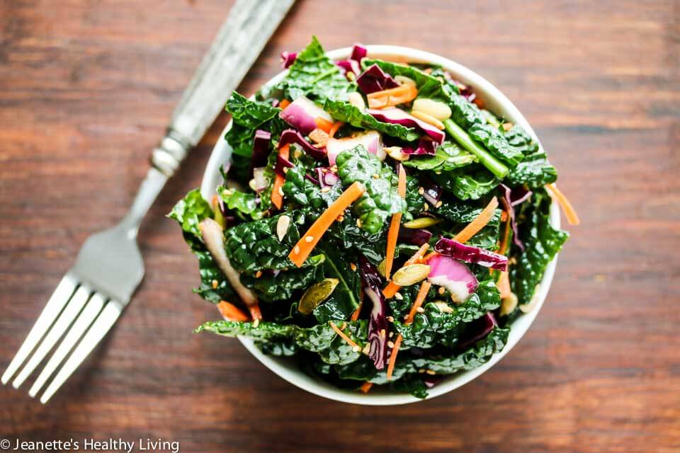Copycat Mrs Green's Hail To The Kale Salad - so addictively good! Make a big batch and eat it for lunch throughout the week